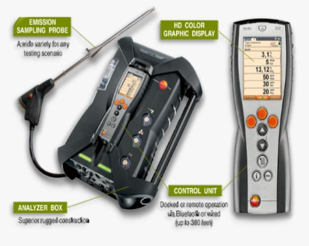 Gas Analyzer – Testo 350